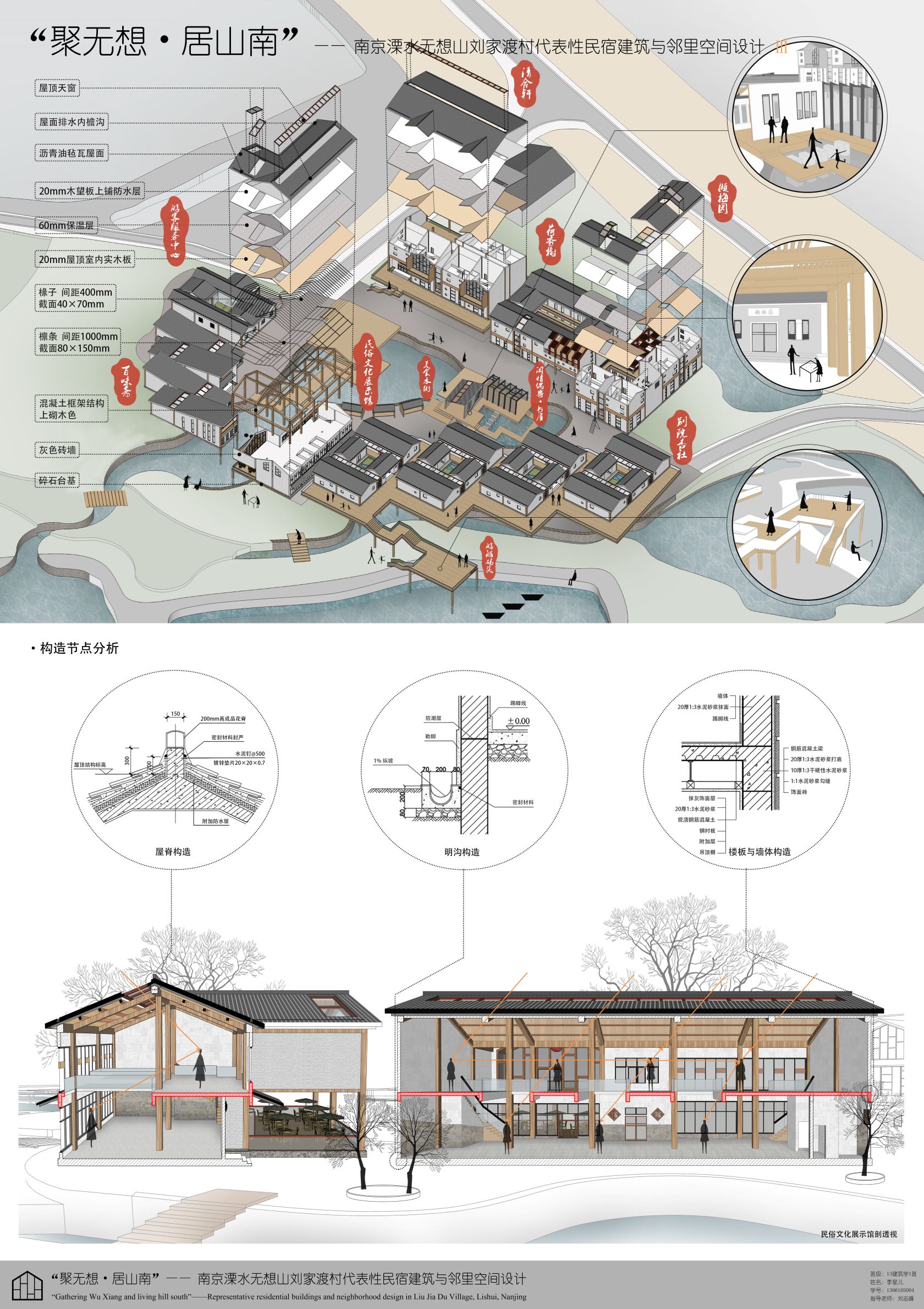 2018亚洲设计学年奖铜奖获奖作品“聚无想·居南山”-金陵科技学院-建筑工程学院